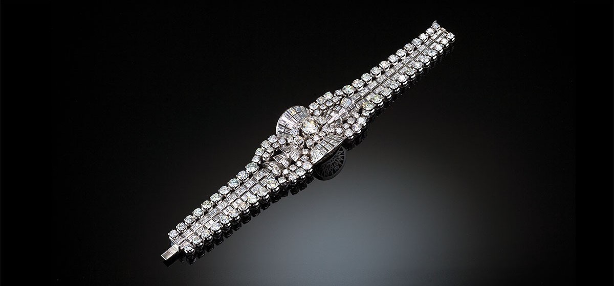 An Art Deco diamond bracelet, circa 1936