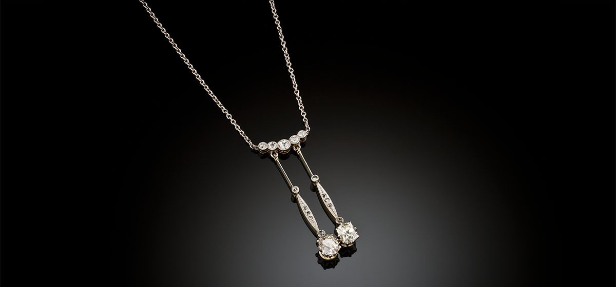 Early twentieth century diamond necklace