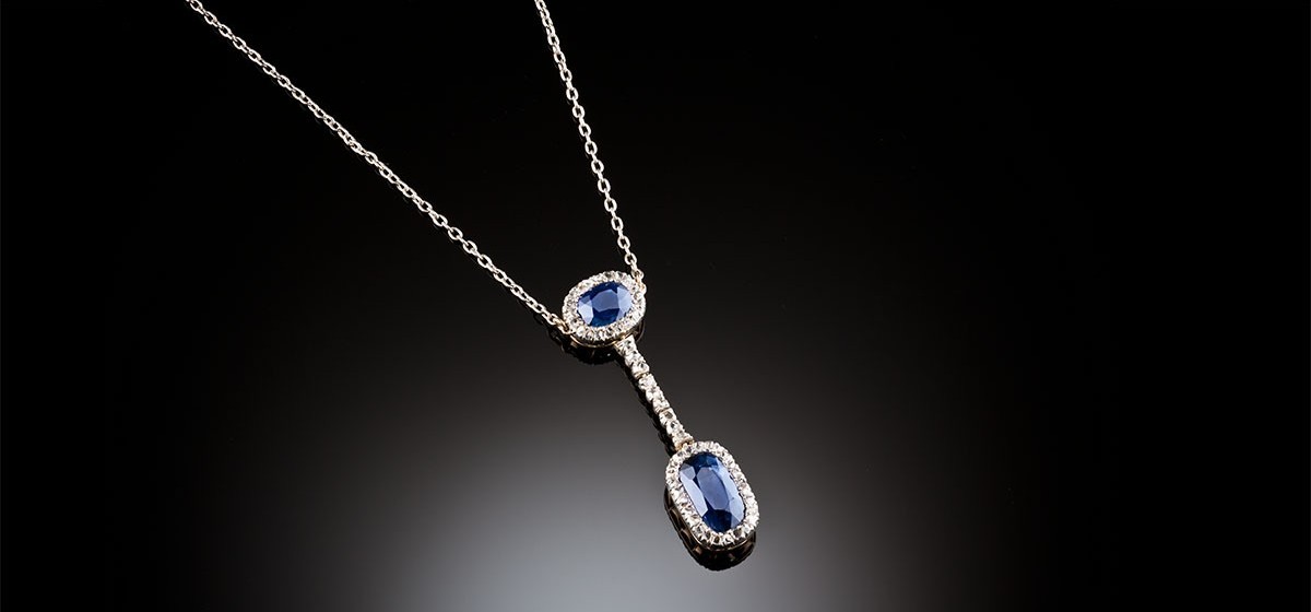 victorian sapphire necklace